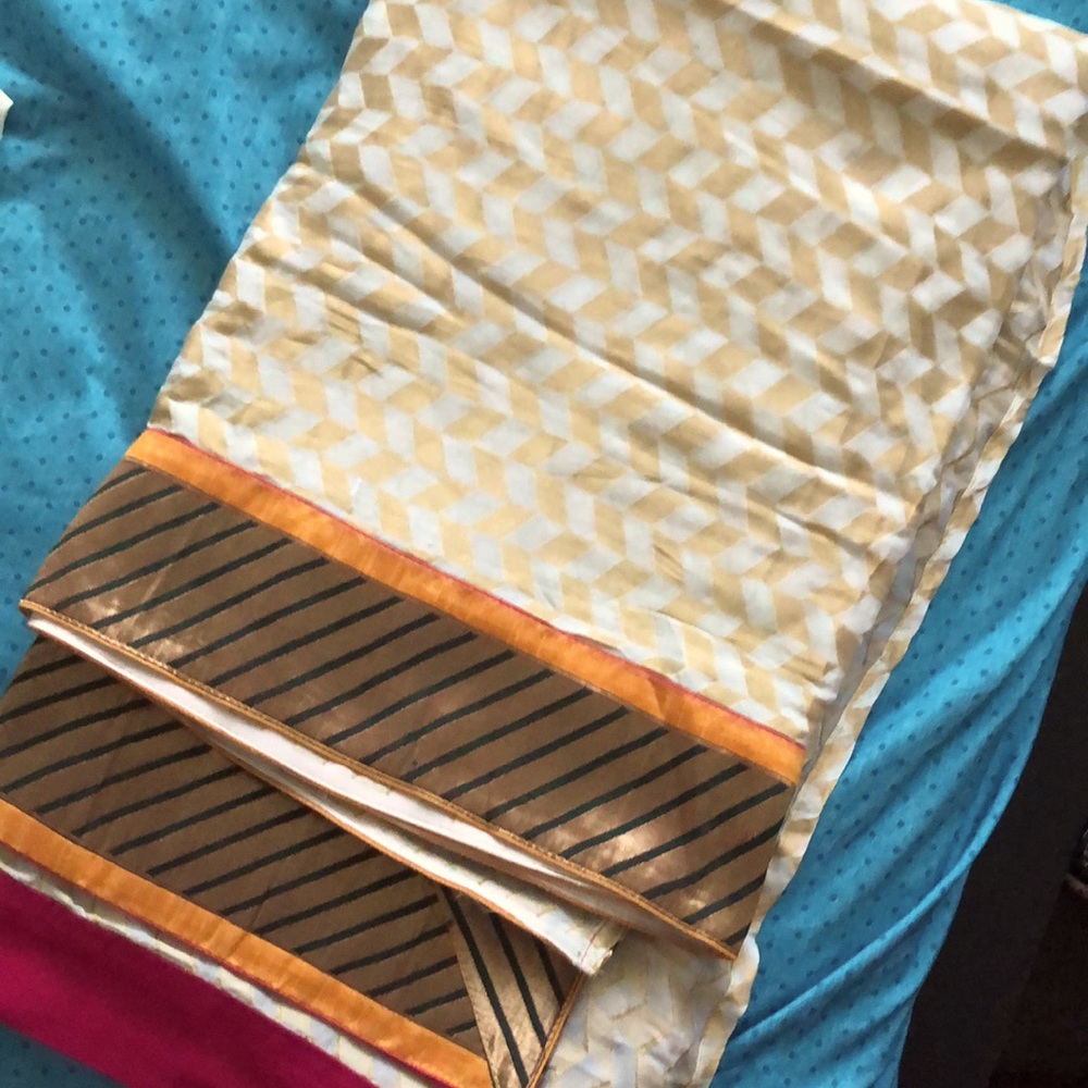 Indian silk blend saree